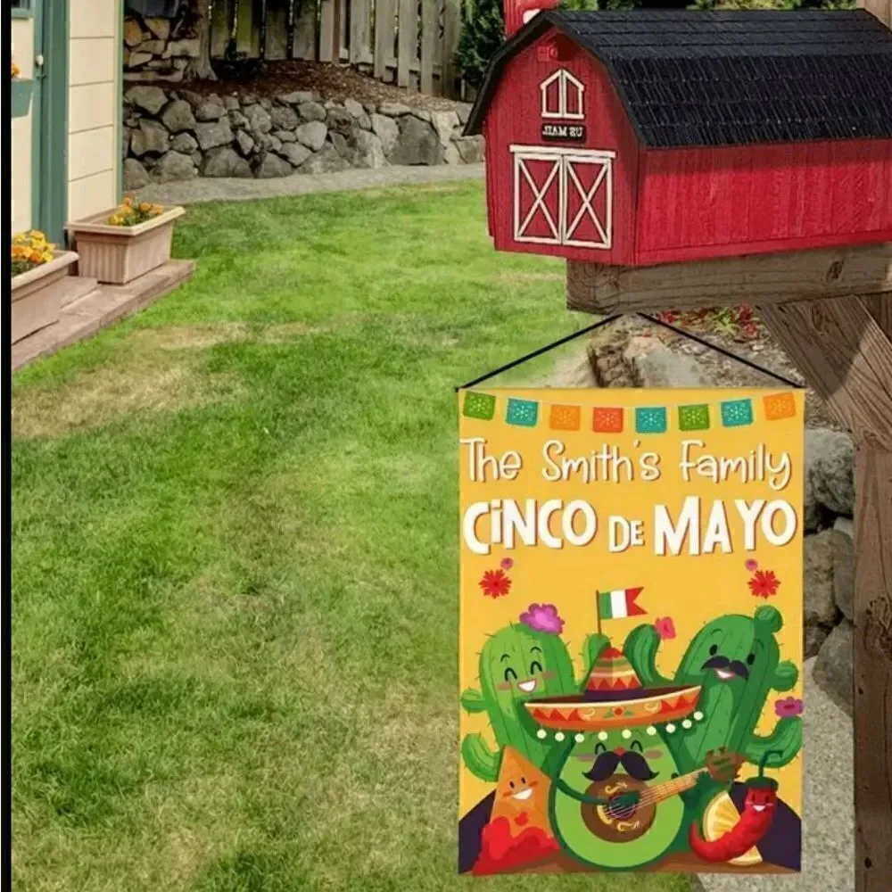 Cinco De Mayo Garden Flag Home Smith Casual Boho Holiday Outdoor Indoor Decor